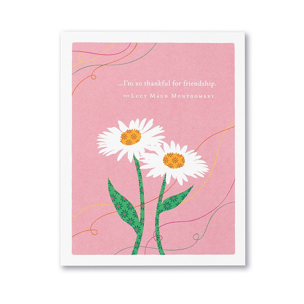 Positively Green, Greeting Card - Friendship, Gifts, Positively Green, I'm So Thankful, 365455